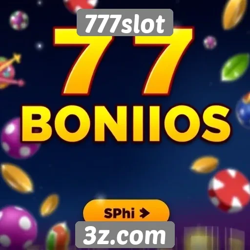 Bonificações e promoções do site 777slot